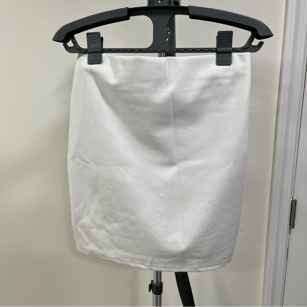 White Bodycon Mini Skirt